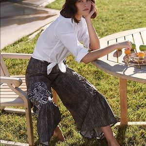 Anthropologie oceana wide leg pants